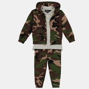 Polo Ralph Lauren Kids Camo Hoodie and Joggers Set